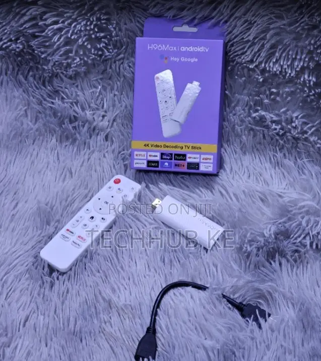 H96 Max Android Tv Stick With Google Voice Control Support