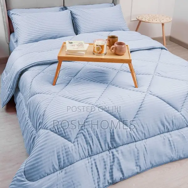 Stripped Warm Duvet Set