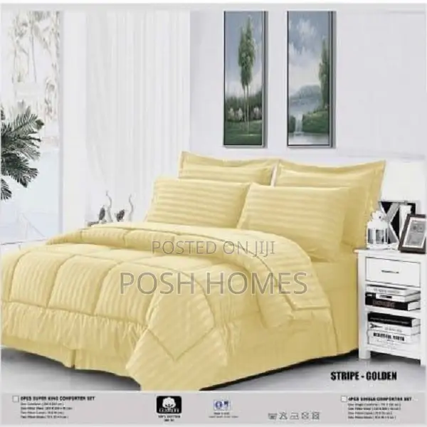 Stripped Warm Duvet Set