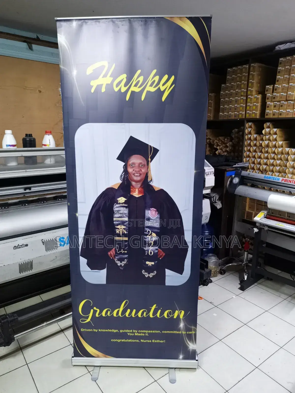 Graduation Roll Up Banner Available