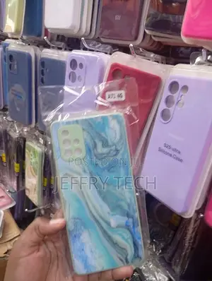 Samsung Galaxy A53 5g Blue Liquid Marble Fluid-Art Style Phone Case