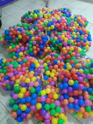 Colorful Soft Plastic Play Balls (Mesh Bag Pack)