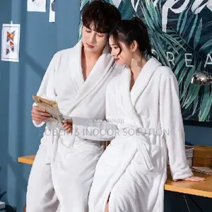 Collar, Belt Pockets Bathrobes