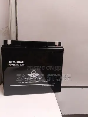 Rechargeable 12volts 18ah Solar Battery