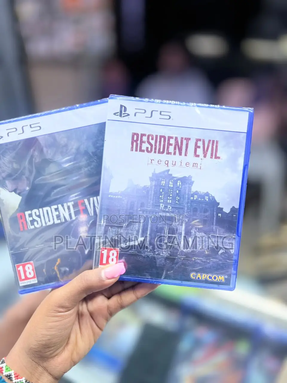 Ps5 Resident Evil 4 Remake and Res. Evil Requiem