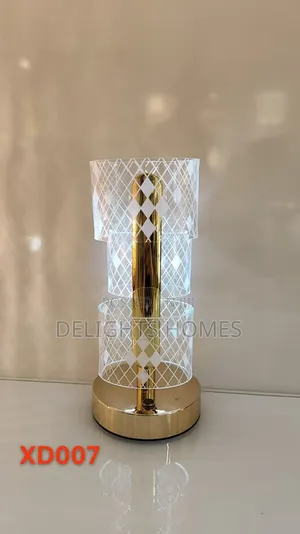 Elegant Gold Led Decorative Table Lamp_sk
