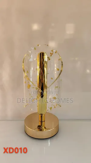 Elegant Gold Led Decorative Table Lamp_sk
