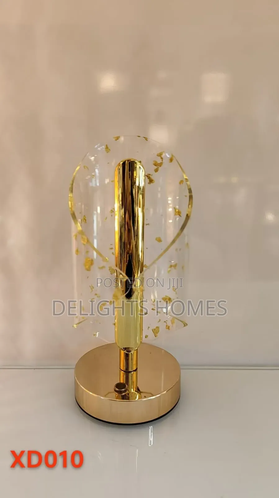 Elegant Gold Led Decorative Table Lamp_sk