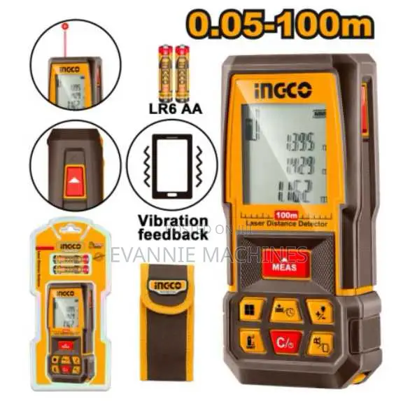 Ingco Hldd1008 Laser Distance Detector 0.05-100m