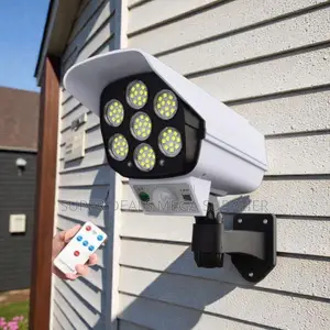Outdoor Security 2 in 1 Dummy Fake CCTV Camera With Pir Motion Sensor