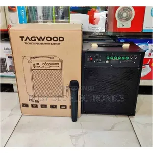 Tagwood 15 Inch Trolley Speaker – Portable With Microphone