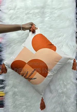 Fancy Semi-Boho Throw Pillow Covers With Tassels_sk