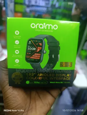 Oraimo Watch Nova 2n 1.93'' Amoled 33-Day Standby Smart Watch