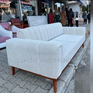 Elegant Cream 3 Seater Sofa