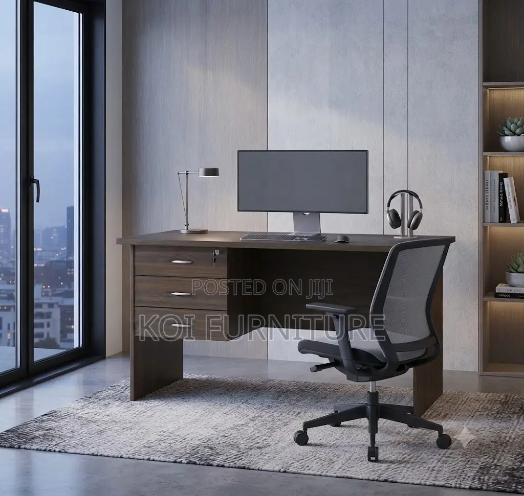 Office Desk; 1 Meter Clerical Office Computer Generation Desk