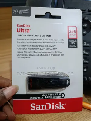 Sandisk Ultra 256gb Usb 3.0 Flash Drive 130mb/S Read