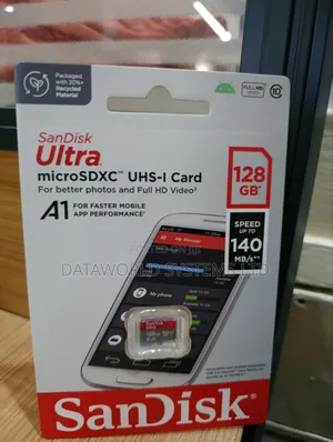 Sandisk Ultra Uhs-I 128gb Microsd Card 140mb/S