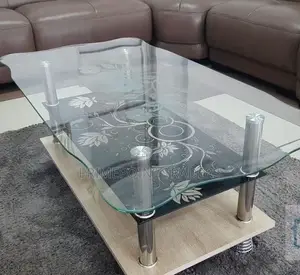Executive Glass Coffee Table ,Modern Elegance for Executive Spaces