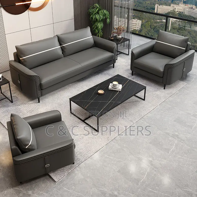 Leather Sofa Set