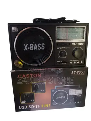 Caston Portable Radio Uses Batteries Ac Power With Usb Sd Tf Port