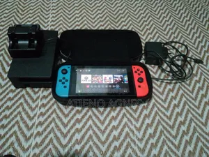 Nintendo Switch Standard V2 Console –Complete With Case Accessories