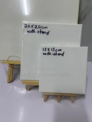 Small Sized Canvases With Easel Stand