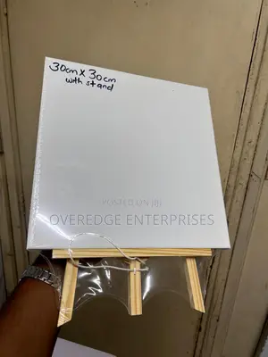 Painting Canvas and Wooden Stand