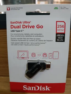 Sandisk Ultra Dual Drive Go Usb Type-C Flash Drive 256gb