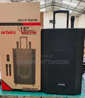 15 Inches Artel A1503 Rechargeable Trolley Speaker – Powerful Sound