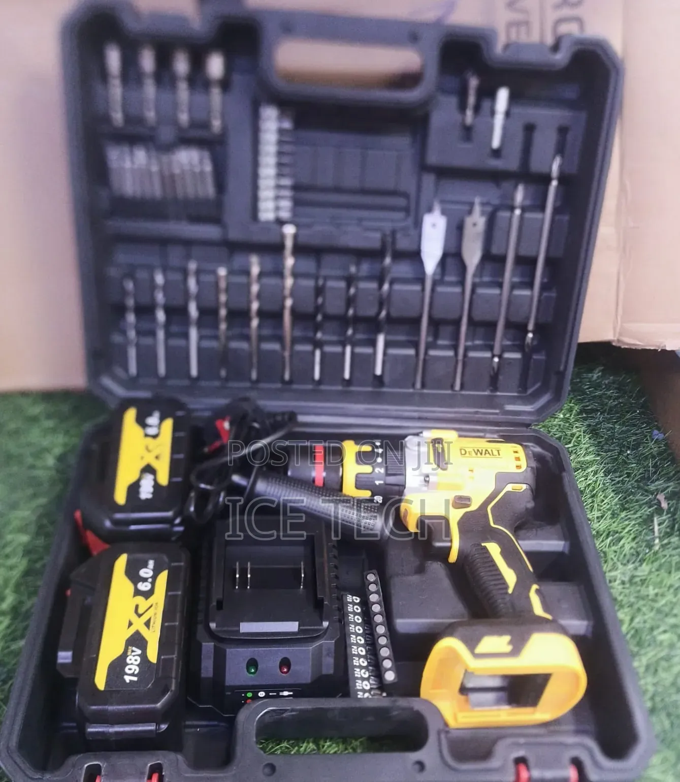 Dewalt Cordless Drill/198v Rechargeable Drill
