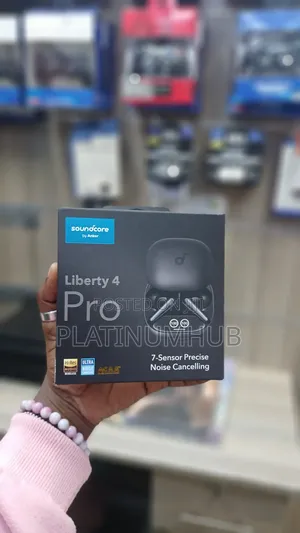 Liberty 4 Pro; Black 7-Sensor Precise Noise Cancelling Earbuds