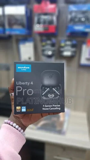 Liberty 4 Pro; Black 7-Sensor Precise Noise Cancelling Earbuds