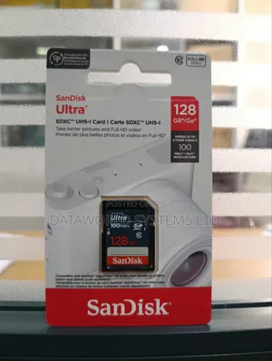 Sandisk Ultra 128gb SDXC Memory Card 100mb/S