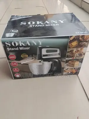 Sokany 400w Food Mixer With 5 Speeds and 3.5l Bowl