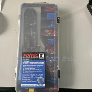 Fixtec Multifunctional Wire Stripper 8" Cable Stripper Crimping Tool