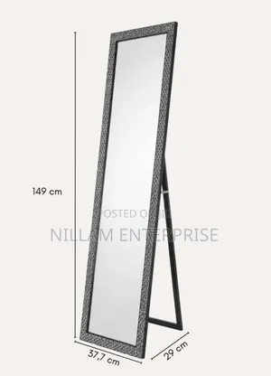 Plastic Print Floor Mirror