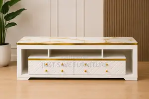 Royal Marble 5ft Tv Stand | Luxury Entertainment Unit