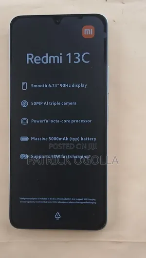 New Xiaomi Redmi 13C 256 GB White