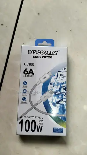 Discovery Type C to Type C Fast Charging Cable