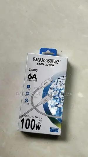 Discovery Type C to Type C Fast Charging Cable