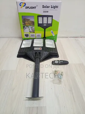 Dplight 300w All-in-One Solar Street Light Waterproof Outdoor Lamp