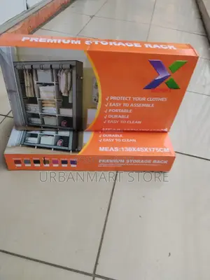 Strong 3 Column Metallic Wardrobe Storage Cabinet