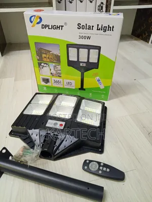 Dplight 300w Solar Led Outdoor Wall Pole Mount Light With Remote