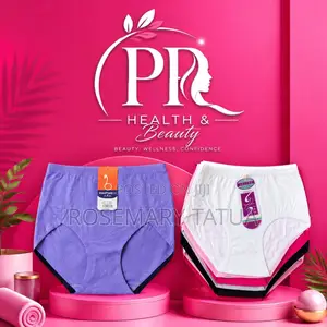 Pr Health Beauty | Premium 100% Cotton Women's High-Waist Panties