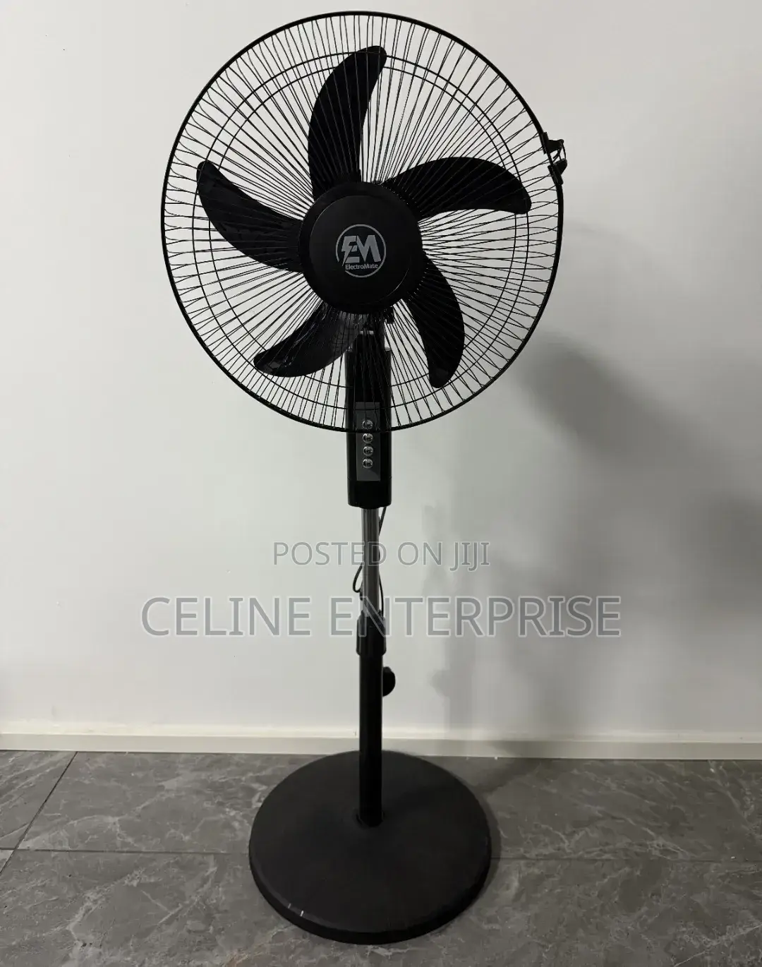 Black 16 Inches Electromate Standing Fans