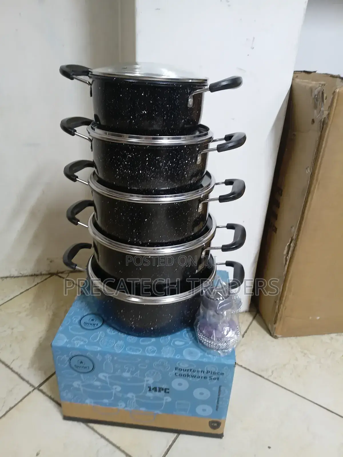 Heavy Duty 14pcs Kitchen Cookware Set