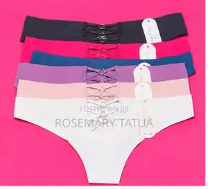 Women's Seamless Ice Silk Thong Panties