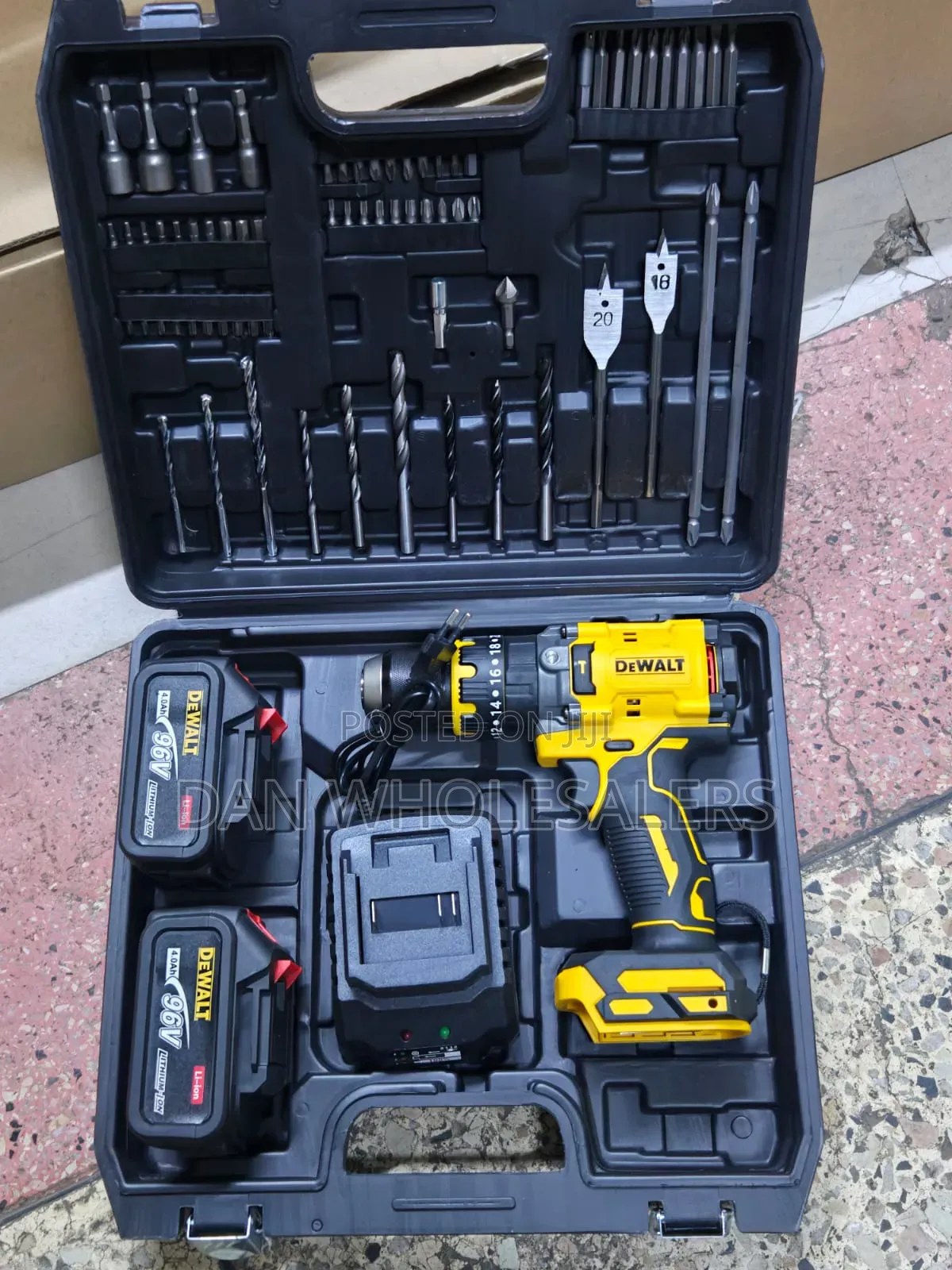 96v Dewalt Brushless Cordless Drill With Impact Function