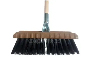 Teepee Bass Hard Broom Brush With Wood Strongest Handle