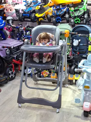 Compact Baby Feeding Chair With Wheels – Ideal for Home Use